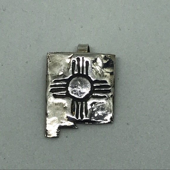 New Mexico fine silver pendant - Picture 7 of 7